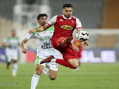 آلومینیوم اراک ۱ – ۱ پرسپولیس/ سرخپوشان با تساوی به استقبال دربی رفتند