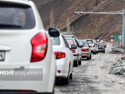 ترافیک در همه محورهای شمالی کشور به جز فیروزکوه سنگین شد