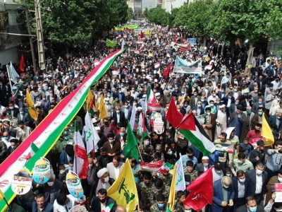 لبیک پایتخت نشینان به ندای مظلومیت مردم فلسطین