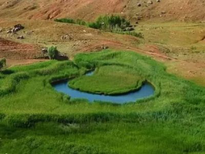 جزیره ای شناور در تکاب