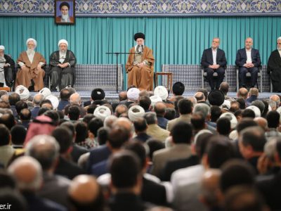 رهبر معظم انقلاب در دیدار مسئولان نظام، سفرای کشورهای اسلامی و جمعی از قشرهای مختلف مردم