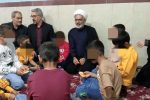 حضور حجت الاسلام میرزائی در موسسه خیریه نور امید بهزیستی شاهین دژ