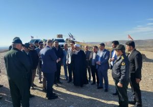 بازدید از محل جانمایی طرحها و پروژه های فراجا در شهرستان شاهین دژ