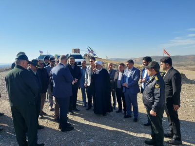 بازدید از محل جانمایی طرحها و پروژه های فراجا در شهرستان شاهین دژ