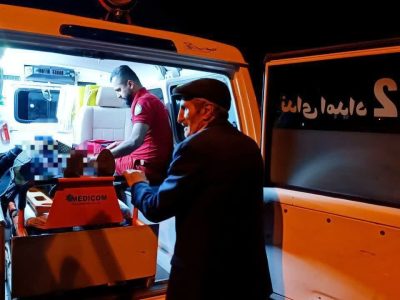 نجات جان خانم ۴۰ ساله در شاهین دژ