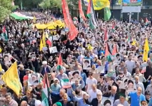 راهپیمایی مردم مشهد در محکومیت جنایات رژیم صهیونیستی