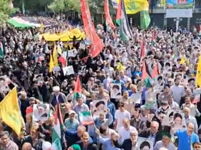 راهپیمایی مردم مشهد در محکومیت جنایات رژیم صهیونیستی