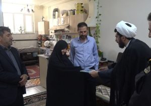 دیدار و تجلیل از خانواده‌های معظم شهدای عملیات نصر یک در تکاب