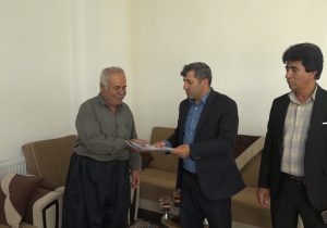 دیدار و تجلیل از ۳ جانباز سرافراز دوران دفاع مقدس در تکاب