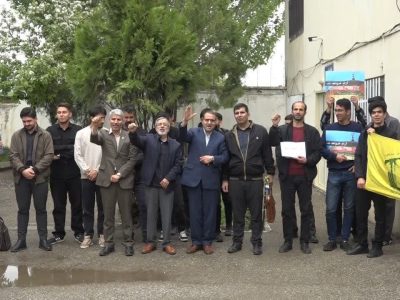 ابراز انزجار دانشجویان دانشگاه آزاد اسلامی تکاب از جنایات رژیم غاصب صهیونیستی