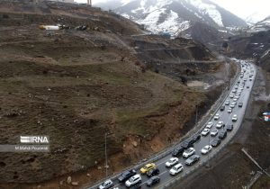 ترافیک سنگین در محورهای هراز و چالوس
