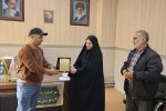 تقدیر رئیس انجمن NA از رئیس بهزیستی شاهین دژ