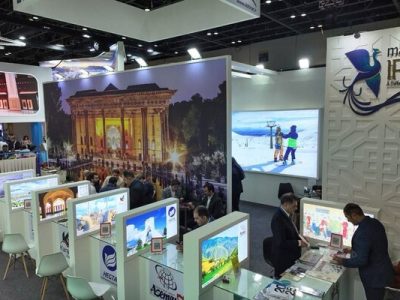 غرفه ایران در بازار سفر عربی افتتاح شد