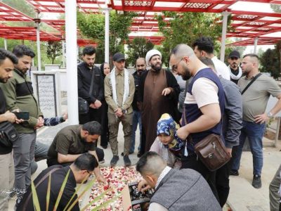 برگزاری اردوی راهیان بهشت با حضور زائرین عراقی در گلزار مطهر شهدای بهشت زهرا(س)