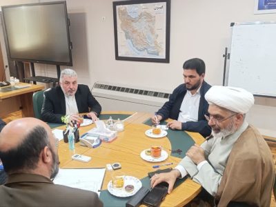 دیدار حجت الاسلام میرزائی با سرپرست سازمان نوسازی، توسعه و تجهیز مدارس کشور