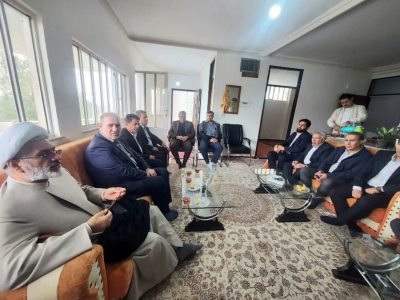 حضور حجت الاسلام میرزائی در جمع سرمایه گذاران شهرستان شاهین دژ