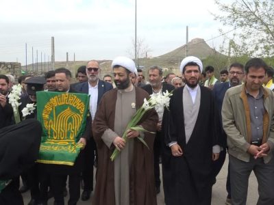 استقبال پرشور تخت سلیمانی‌ها از کاروان زیر سایه خورشید