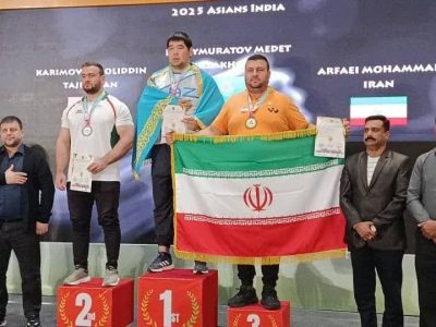 ورزشکار میاندوآبی در مسابقات قهرمانی مچ‌اندازی آسیا سوم شد