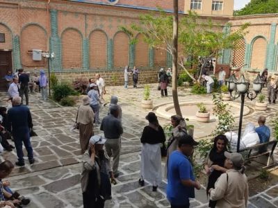بازدیدگروه کمپرسواری ایران از جاذبه‌های تاریخی و گردشگری آذربایجان غربی