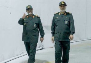 ‌رونمایی از آشیانه‌ پهپادی زیرزمینی نیروی دریایی سپاه