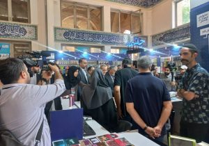 رئیس جمهور از نمایشگاه کتاب تهران بازدید کرد
