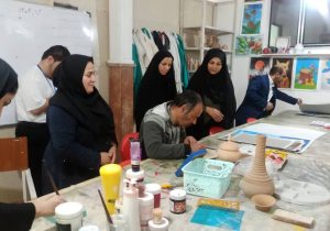 بازید رئیس بهزیستی شاهین دژ از مرکز حرفه آموزی الدوز