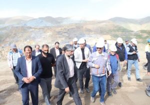 بازدید رئیس کل دادگستری آذربایجان غربی از معدن طلای زرشوران تکاب