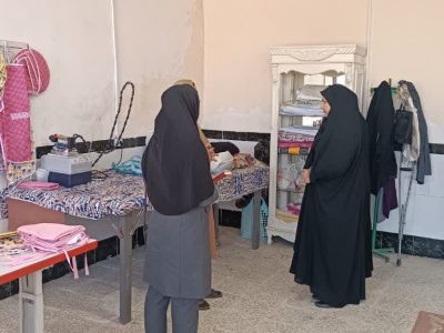بازدید رئیس بهزیستی شاهین دژ از گروه همیار زنان سرپرست خانوار