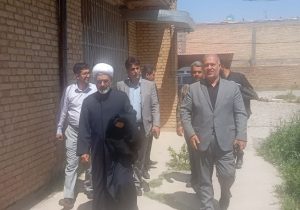 بازدید حجت الاسلام میرزائی از مرکز خدمات جامع سلامت شهر کشاورز و بررسی روند تکمیل پروژه