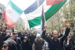 عهد خون مردم تهران در روز تاسوعا با مقام معظم رهبری