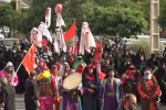 حرکت نمادین کاروان اسرای کربلا در تکاب