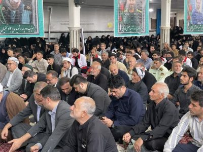 گرامیداشت اربعین شهدای اقتدار در شاهین دژ