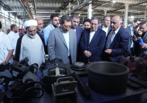 بازدید وزیر صمت، استاندار آذربایجان غربی، حجت الاسلام میرزائی از واحد تولید تریلر، مخازن فلزی و قطعات زیربندی در ارومیه