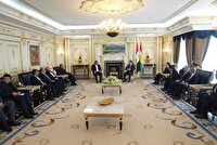 دیدار استاندار آذربایجان‌غربی با نخست‌وزیر اقلیم کردستان عراق