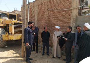 بازدید حجت الاسلام میرزائی از اجرای طرح‌ هادی در روستاهای کشاورز