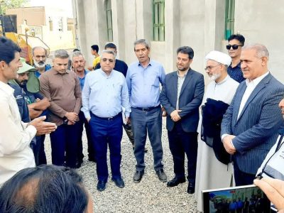بازدید حجت الاسلام محمد میرزائی از روند بهسازی و آسفالت معابر و اجرای طرح هادی در روستای سعید آباد