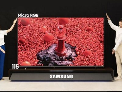 سامسونگ از اولین تلویزیون Micro RGB جهان رونمایی کرد