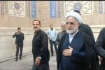 حضور رئیس قوه قضائیه در مراسم اربعین شهادت شهید غلامعلی رشید