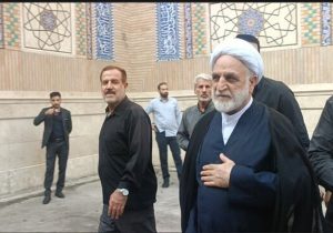 حضور رئیس قوه قضائیه در مراسم اربعین شهادت شهید غلامعلی رشید