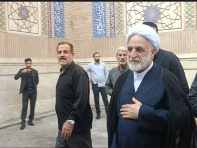 حضور رئیس قوه قضائیه در مراسم اربعین شهادت شهید غلامعلی رشید