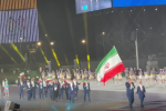 رژه کاروان ایران در مراسم افتتاحیه بازی‌های جهانی چنگدو