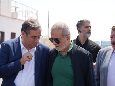 بازدید رئیس‌جمهور از دریاچه ارومیه