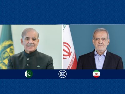 در پی وقوع سیل ویرانگر پاکستان به نخست وزیر این کشور