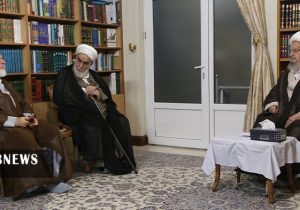 دیدار رئیس دفتر رهبر انقلاب اسلامی با مراجع معظم تقلید