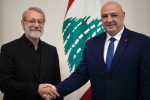 لاریجانی با رئیس‌‌جمهور لبنان دیدار کرد