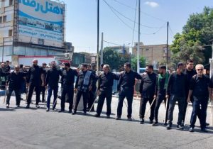 اربعین حسینی در ارومیه/ خیابان‌ها غرق در شور و سوگ حسینی