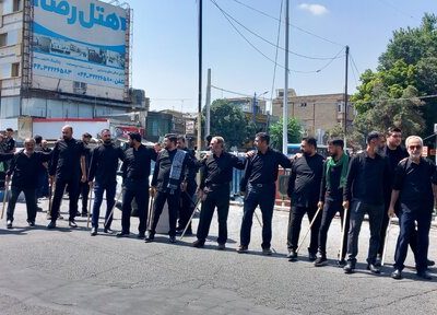 اربعین حسینی در ارومیه/ خیابان‌ها غرق در شور و سوگ حسینی