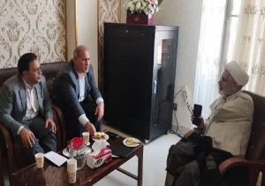 دیدار حجت الاسلام محمد میرزائی و فرماندار شاهین‌دژ با مدیر و کارکنان توزیع برق شهرستان شاهین دژ