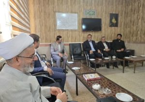 دیدار و بازدید حجت‌الاسلام والمسلمین میرزائی از اداره آموزش و پرورش منطقه کشاورز