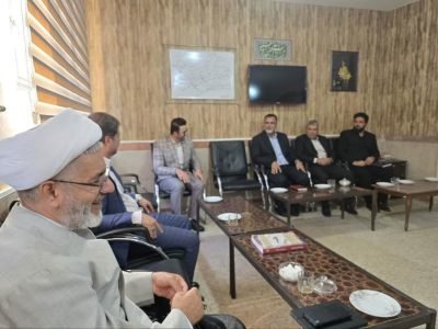 دیدار و بازدید حجت‌الاسلام والمسلمین میرزائی از اداره آموزش و پرورش منطقه کشاورز
